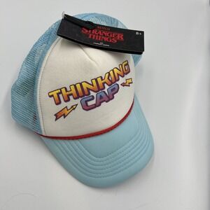 Stranger Things Thinking Cap Trucker Cap Hat New With Tags NWT